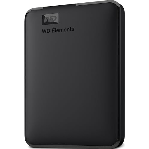 WD Elements Portable 5TB External HDD, USB 3.2